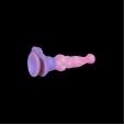 Apricot Skyhorse Silicone Dildo