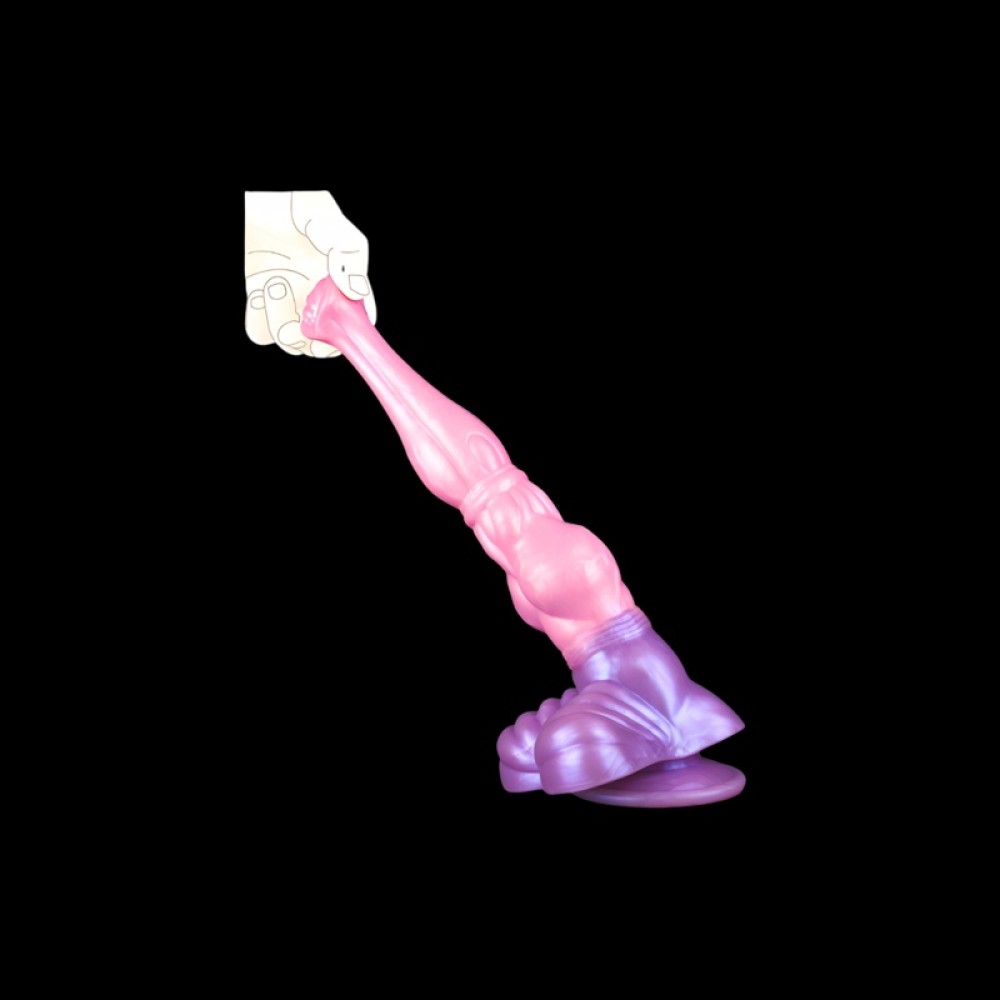 Apricot Skyhorse Silicone Dildo
