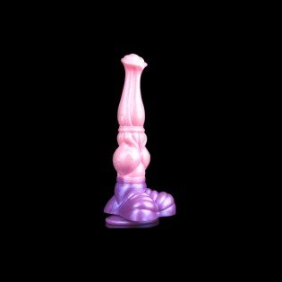 Apricot Skyhorse Silicone Dildo
