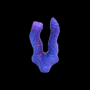 Blue Demon Hydra Dildo, Dual Pleasure