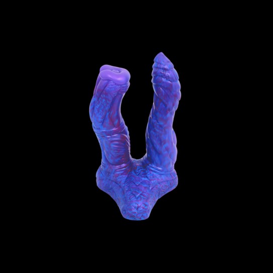 Blue Demon Hydra Dildo, Dual Pleasure