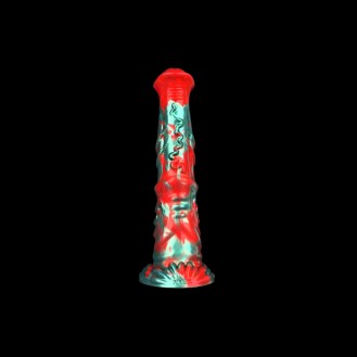 Bowen Realistic Dildo, Black Flame Design