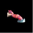 Curved Draconic Ribbed Pleasure Dildo