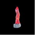 Curved Draconic Ribbed Pleasure Dildo