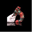 Cyril Hellfire Dildo, Red & Black