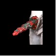 Cyril Hellfire Dildo, Red & Black
