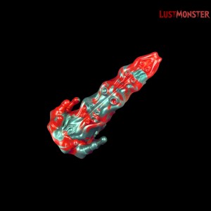 Cyril Hellfire Dildo, Red & Black