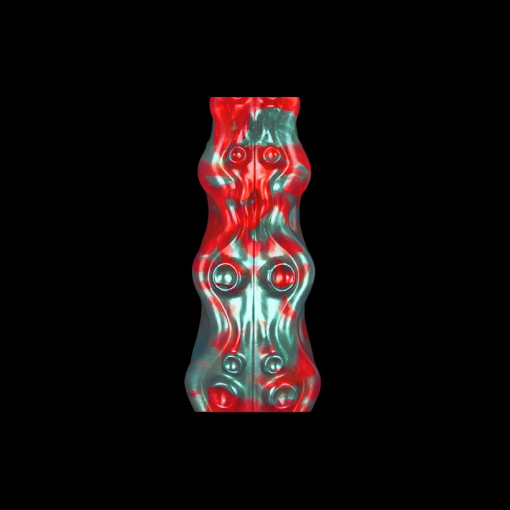 Cyril Hellfire Dildo, Red & Black