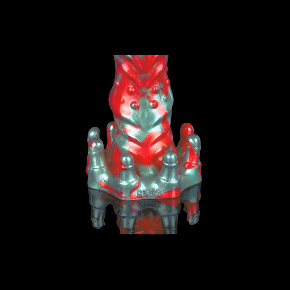 Cyril Hellfire Dildo, Red & Black