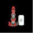 Cyril Hellfire Dildo, Red & Black