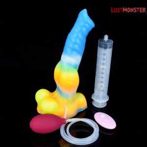 Huge Glowing Wolf Release Vibrator