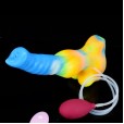 Huge Glowing Wolf Release Vibrator