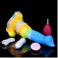 Huge Glowing Wolf Release Vibrator