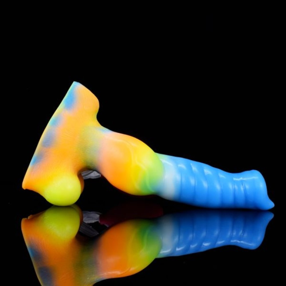 Huge Glowing Wolf Ejaculating Vibrator