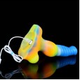 Huge Glowing Wolf Release Vibrator