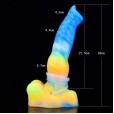 Huge Glowing Wolf Release Vibrator