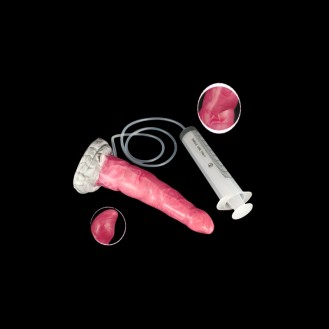 Juno's Ejaculating Canine Dildo