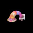 Luminous Rainbow Tentacle Dildo