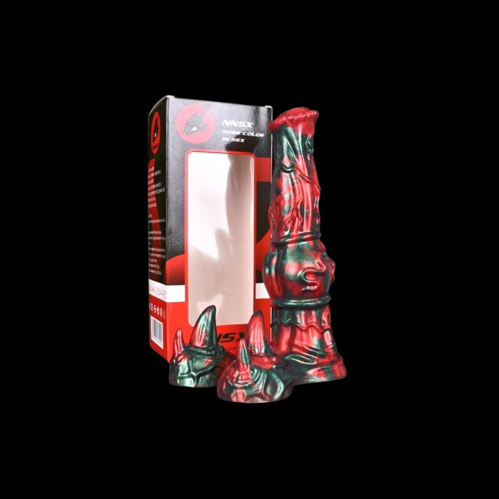 Mortime Red Devils Dildo, Black & Red