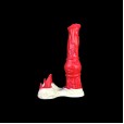 Mortime Red Devils Dildo, Black & Red