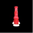 Mortime Red Devils Dildo, Black & Red