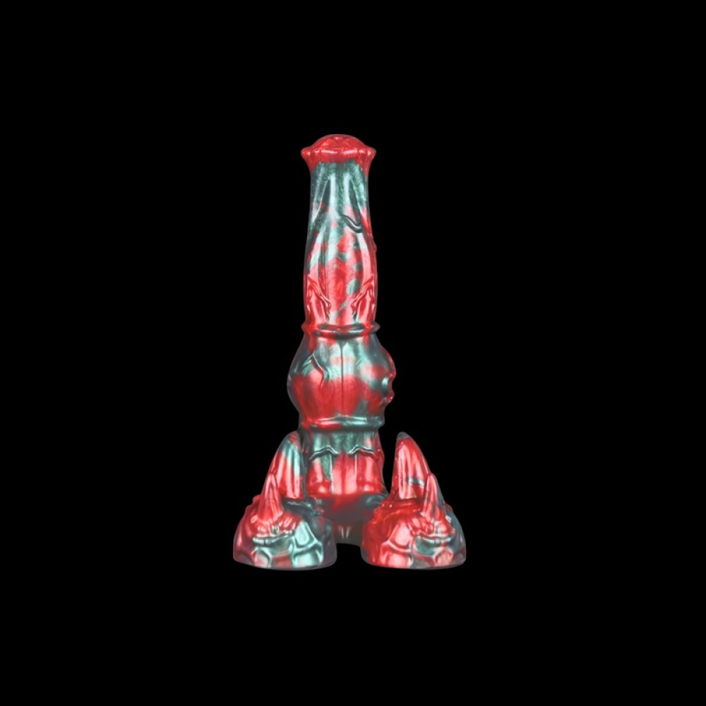 Mortime Red Devils Dildo, Black & Red
