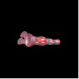 Mortime Red Devils Dildo, Black & Red