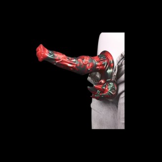 Mortime Red Devils Dildo, Black & Red