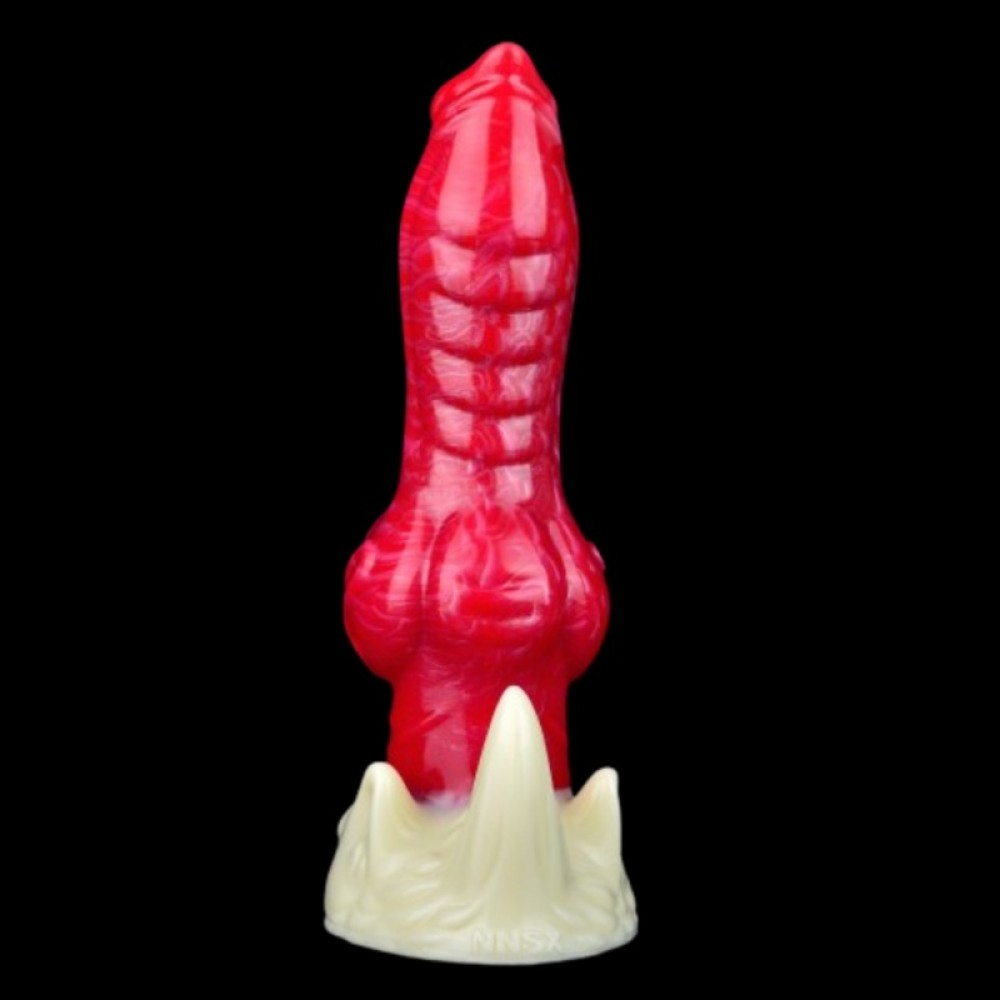 Premium Gerald Dildo, Hellfire Texture