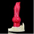 Premium Gerald Dildo, Hellfire Texture