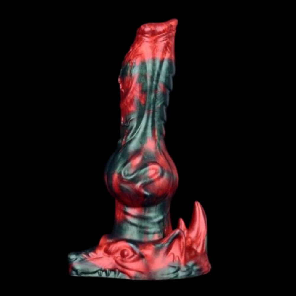 Premium Gerald Dildo, Hellfire Texture