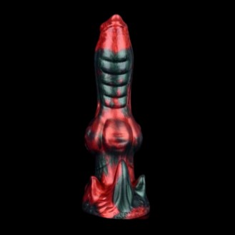 Premium Gerald Dildo, Hellfire Texture