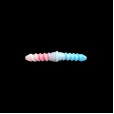 Silicone Spiral Pattern Macaron Dildo