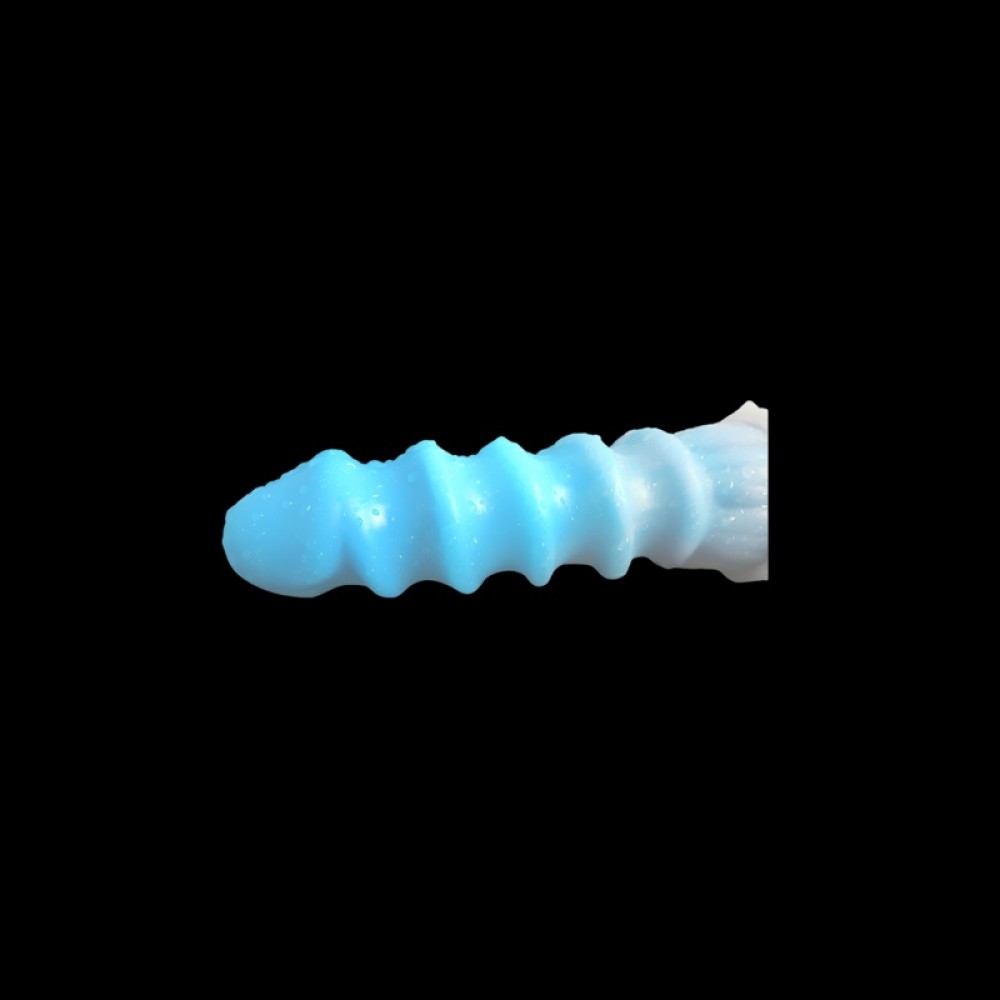 Silicone Spiral Pattern Macaron Dildo