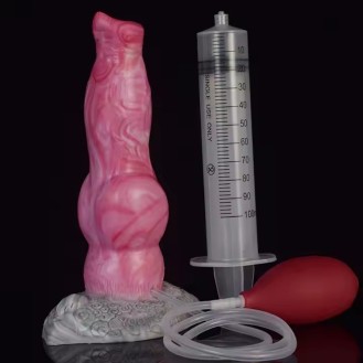 Silken Spiral Wolf Dildo