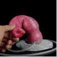 Silken Spiral Wolf Dildo