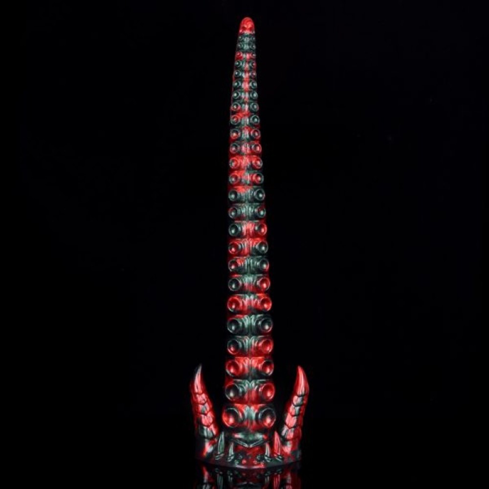 Textured Joseph Tentacle, Hellfire Red