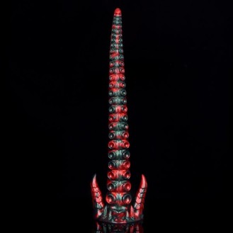 Textured Joseph Tentacle, Hellfire Red