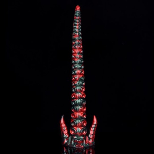 Textured Joseph Tentacle, Hellfire Red