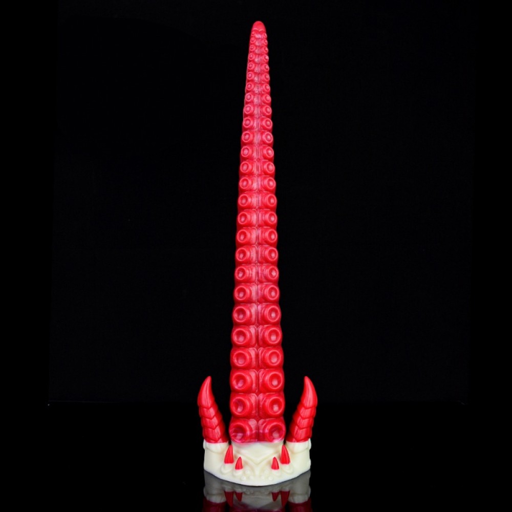Textured Joseph Tentacle, Hellfire Red