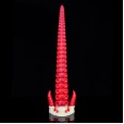 Textured Joseph Tentacle, Hellfire Red