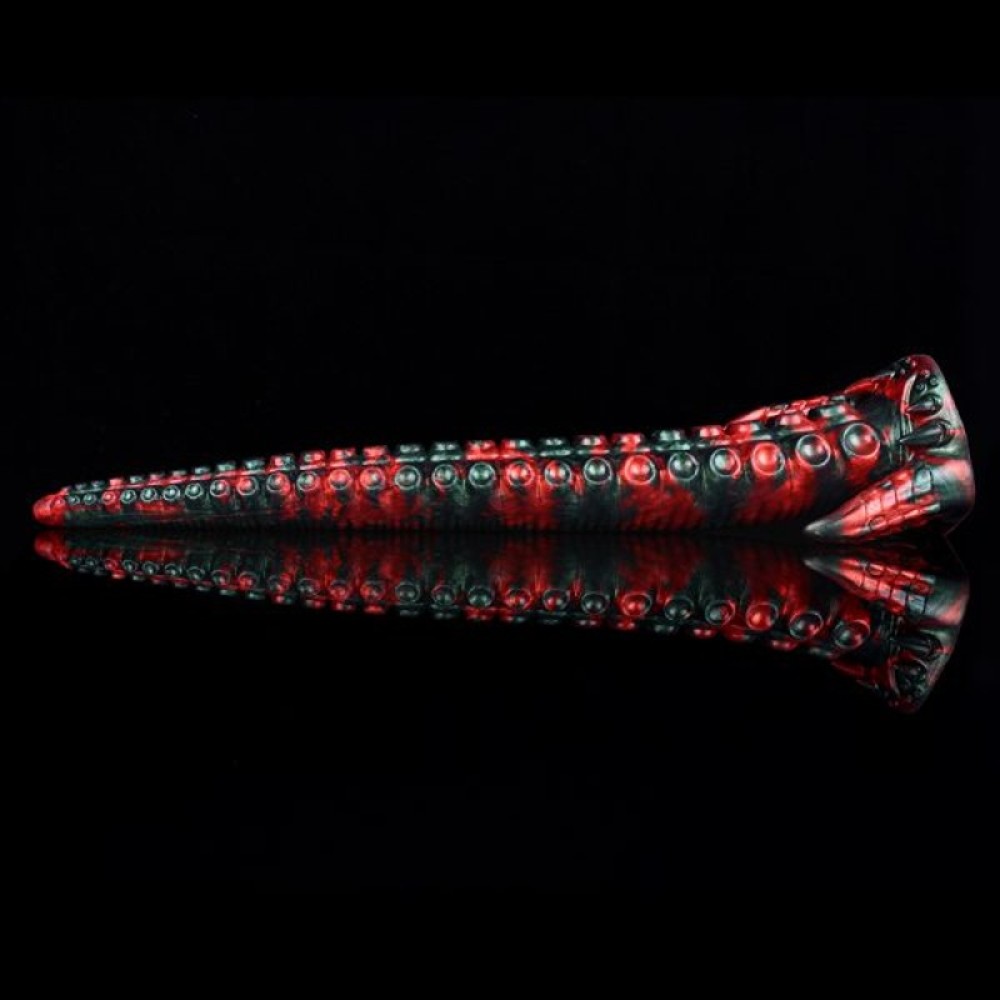 Textured Joseph Tentacle, Hellfire Red