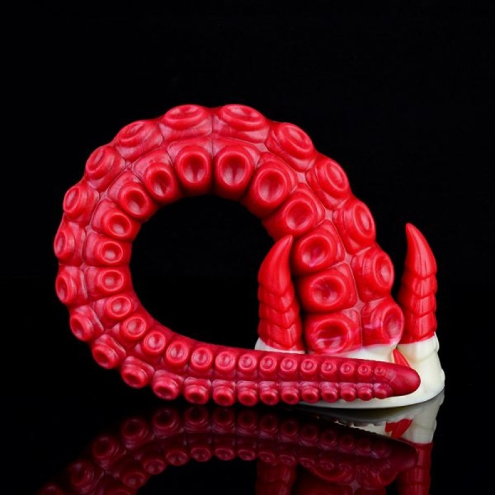 Textured Joseph Tentacle, Hellfire Red