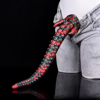 Textured Joseph Tentacle, Hellfire Red